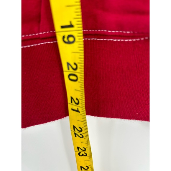 Aqua Rose Red Zip Up Hoodie Cotton Sweatshirt - Picture 4 of 5